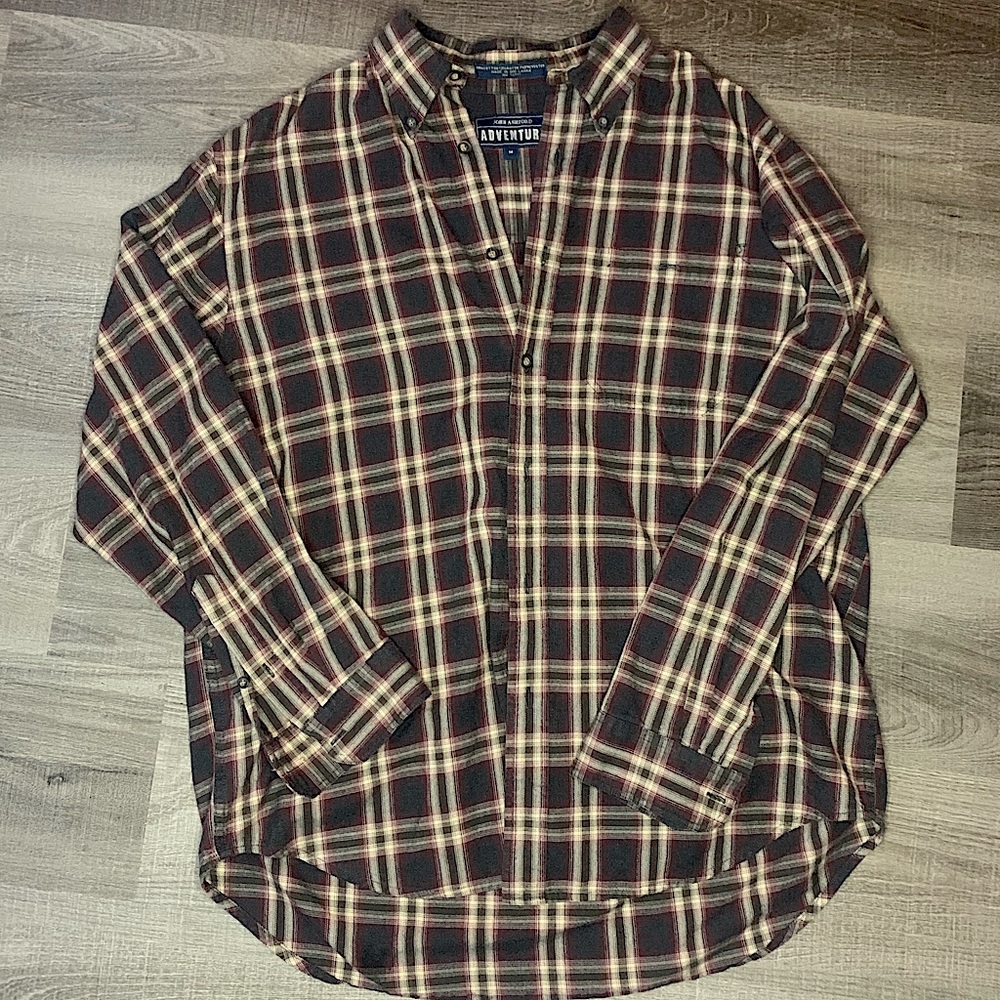 Flannel plaid Long sleeve shirt